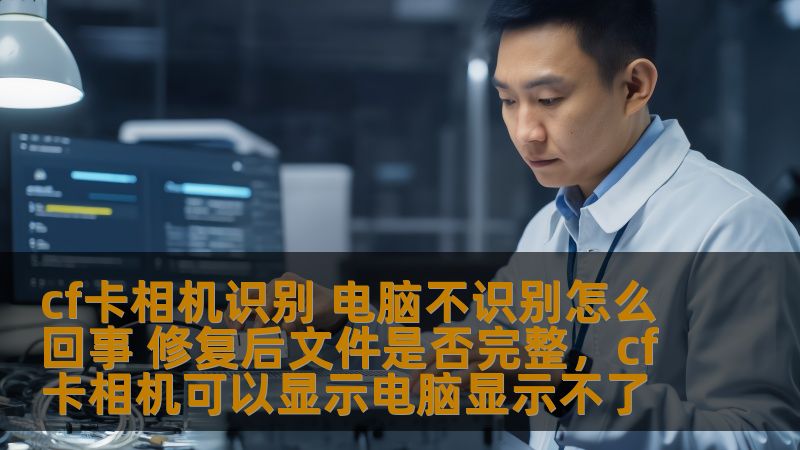 cf卡相机识别 电脑不识别怎么回事 修复后文件是否完整，cf卡相机可以显示电脑显示不了