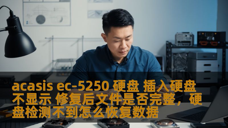 acasis ec-5250 硬盘 插入硬盘不显示 修复后文件是否完整，硬盘检测不到怎么恢复数据