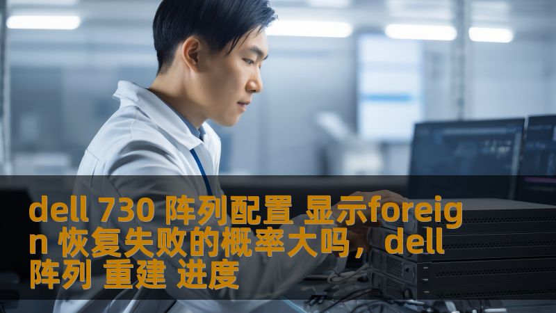 dell 730 阵列配置 显示foreign 恢复失败的概率大吗，dell 阵列 重建 进度