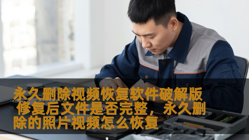 永久删除视频恢复软件破解版 修复后文件是否完整，永久删除的照片视频怎么恢复