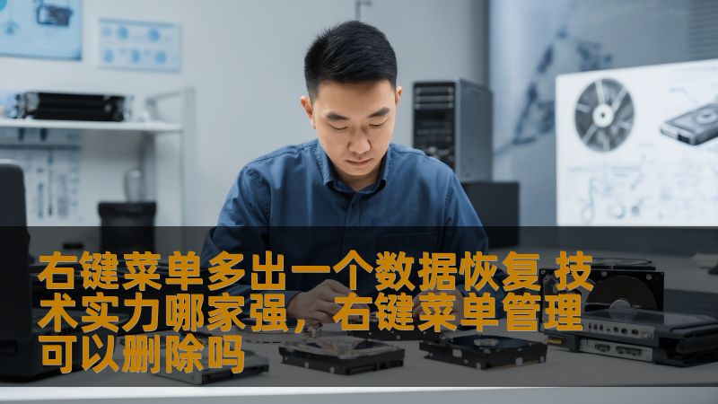 右键菜单多出一个数据恢复 技术实力哪家强，右键菜单管理可以删除吗