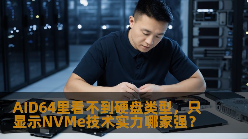 AID64里看不到硬盘类型，只显示NVMe技术实力哪家强？