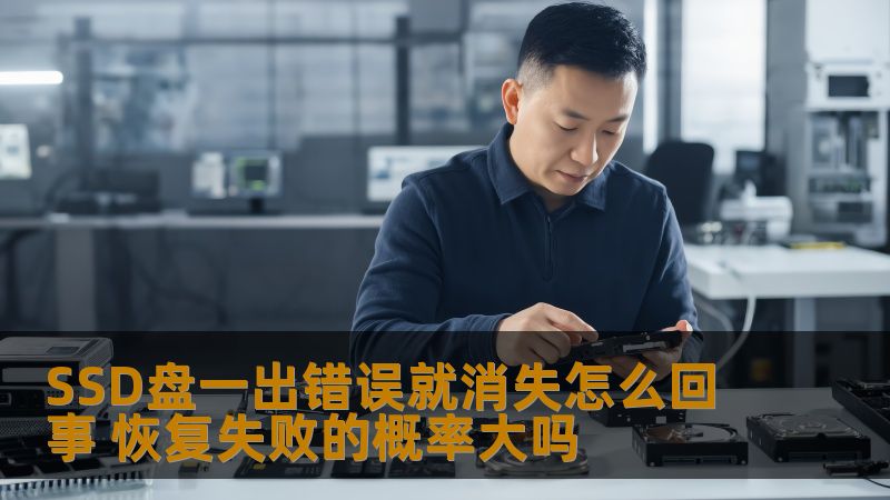 SSD盘一出错误就消失怎么回事 恢复失败的概率大吗