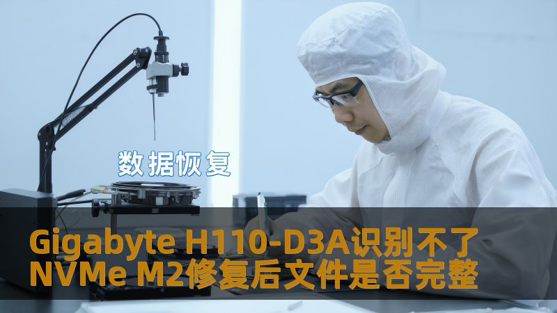 Gigabyte H110-D3A识别不了NVMe M2修复后文件是否完整