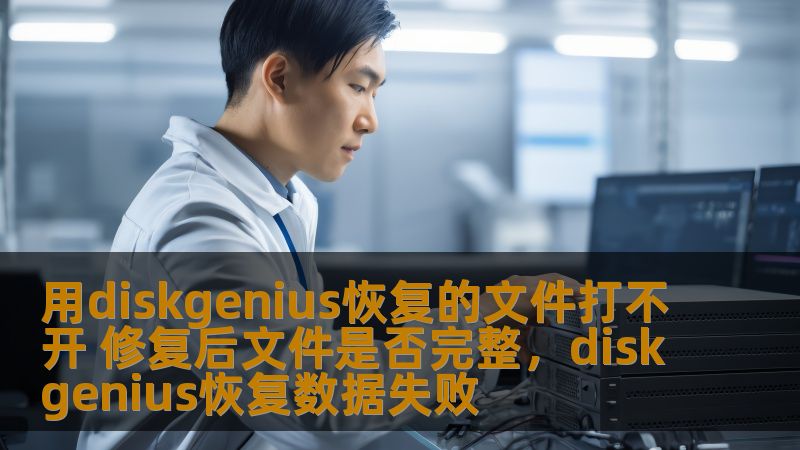 很多人在数据丢失或误删时都会使用DiskGenius进行文件恢复。然而，恢复后的文件是否能顺利打开，是否能够完整无损地恢复，往往成了用户心中的疑问。本文将深入探讨用DiskGenius恢复文件后遇到的问题，并提供解决方法，帮助你确保文件的完整性。