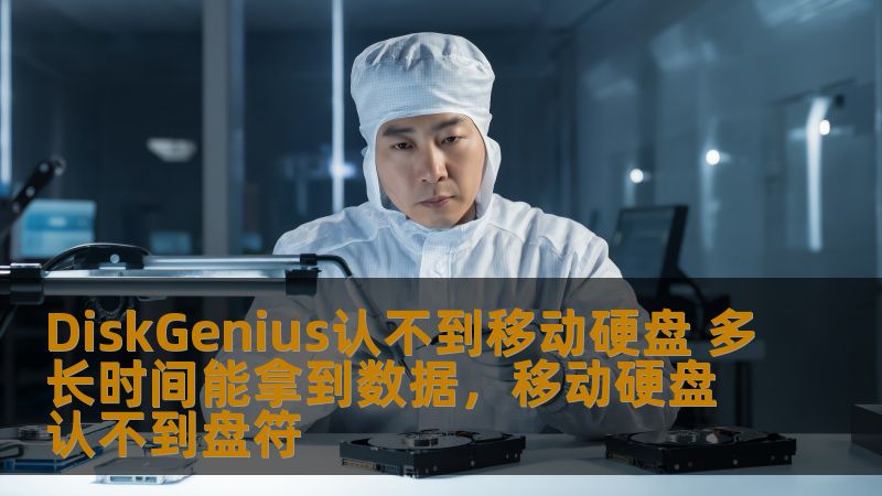 DiskGenius认不到移动硬盘 多长时间能拿到数据，移动硬盘认不到盘符