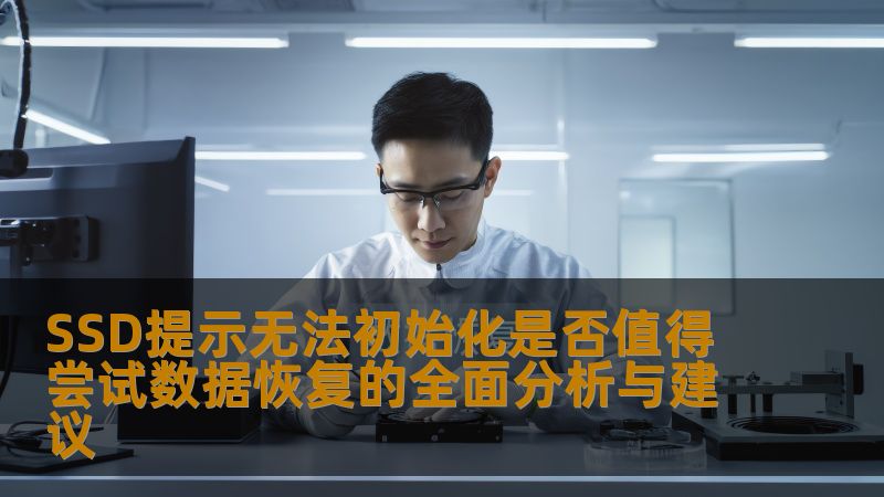 SSD提示无法初始化是否值得尝试数据恢复？本文为您提供全面的分析与建议，帮助您解决SSD故障带来的数据丢失问题。