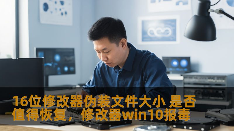 16位修改器伪装文件大小 是否值得恢复，修改器win10报毒