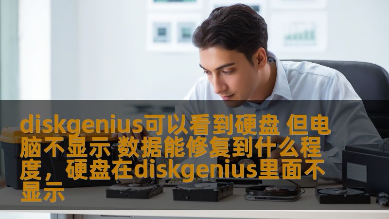 diskgenius可以看到硬盘 但电脑不显示 数据能修复到什么程度，硬盘在diskgenius里面不显示