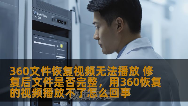 360文件恢复软件是许多人用来恢复丢失文件的首选工具，尤其是在处理视频文件时。然而，在使用过程中，部分用户可能遇到“视频无法播放”的问题。本文将分析这个问题的原因，并探讨在修复后文件是否完整，以及如何避免视频恢复中的常见问题。