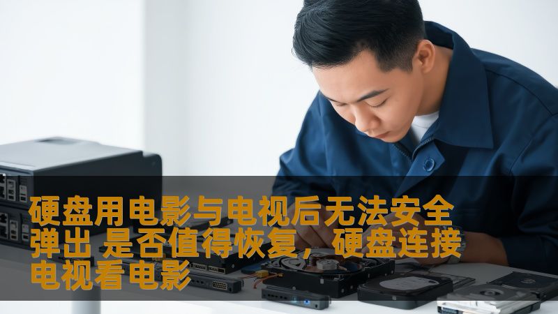 硬盘用电影与电视后无法安全弹出 是否值得恢复，硬盘连接电视看电影