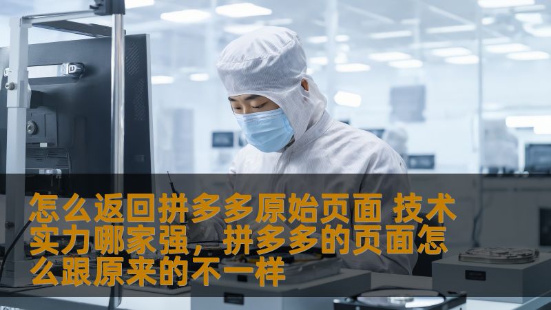 怎么返回拼多多原始页面 技术实力哪家强，拼多多的页面怎么跟原来的不一样