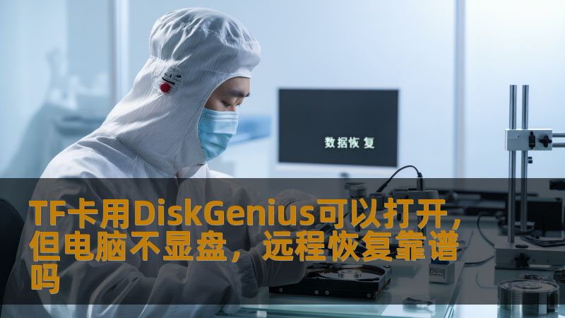 TF卡用DiskGenius可以打开，但电脑不显盘？了解远程恢复的可靠性，解决您的数据困扰。