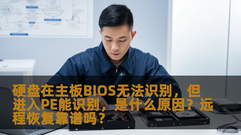 硬盘在主板BIOS无法识别,但进入PE能识别,是什么原因?远程恢复靠谱吗? 硬盘在主板BIOS无法识别,但进入PE能识别,是什么原因?远程恢复靠谱吗?