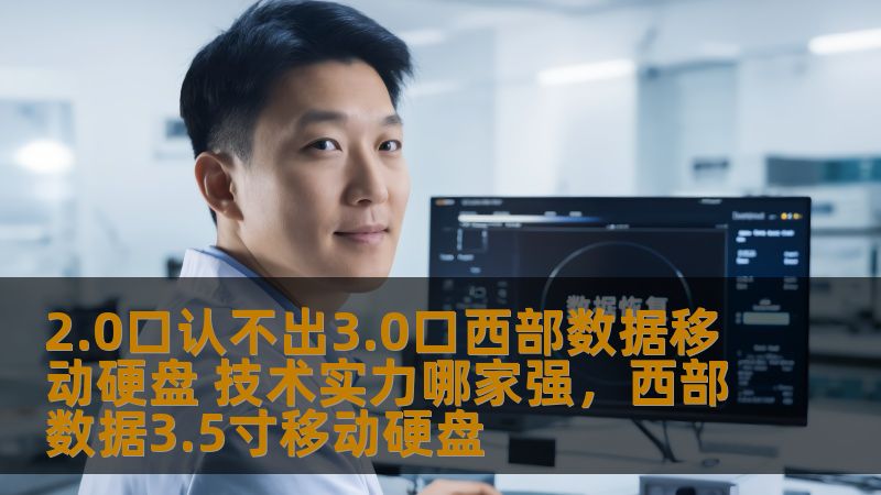 2.0口认不出3.0口西部数据移动硬盘 技术实力哪家强，西部数据3.5寸移动硬盘
