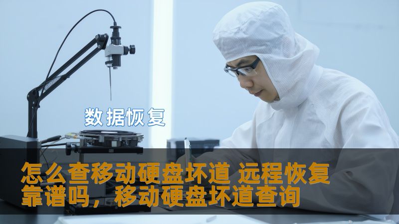 怎么查移动硬盘坏道 远程恢复靠谱吗，移动硬盘坏道查询