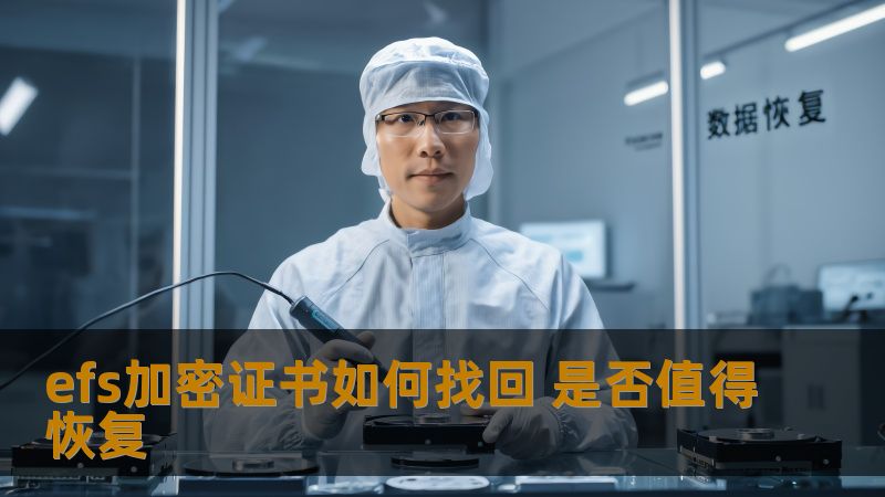 efs加密证书如何找回 是否值得恢复