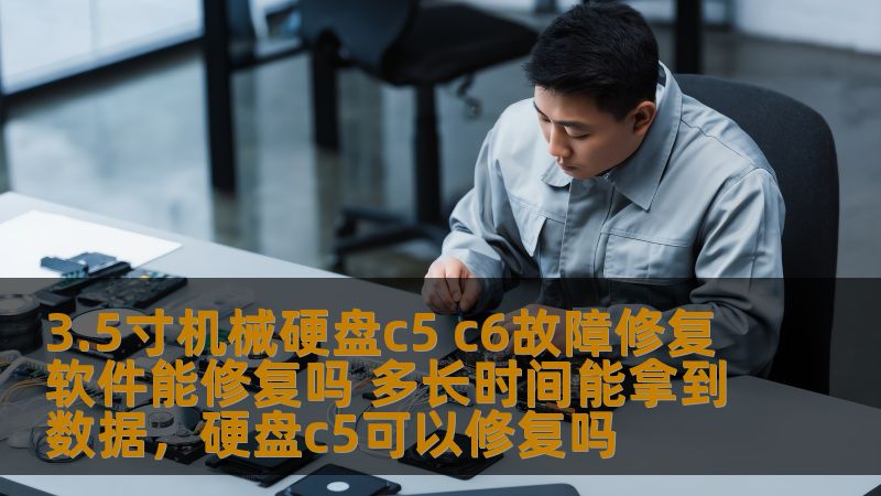 3.5寸机械硬盘c5 c6故障修复软件能修复吗 多长时间能拿到数据，硬盘c5可以修复吗