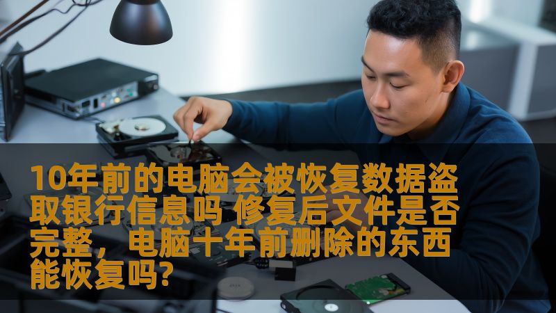 10年前的电脑会被恢复数据盗取银行信息吗 修复后文件是否完整，电脑十年前删除的东西能恢复吗?