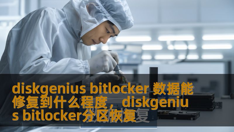 diskgenius bitlocker 数据能修复到什么程度，diskgenius bitlocker分区恢复