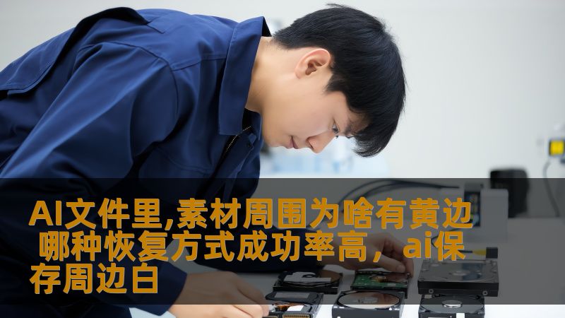 AI文件里,素材周围为啥有黄边 哪种恢复方式成功率高，ai保存周边白