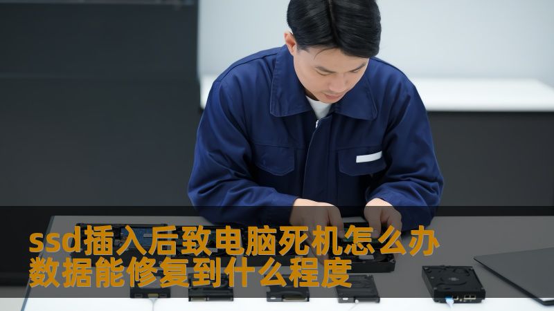 ssd插入后致电脑死机怎么办 数据能修复到什么程度