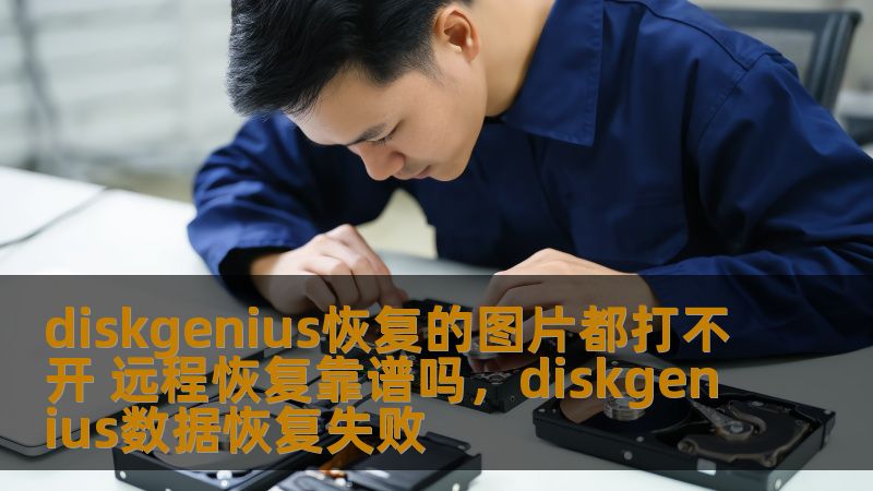 diskgenius恢复的图片都打不开 远程恢复靠谱吗，diskgenius数据恢复失败