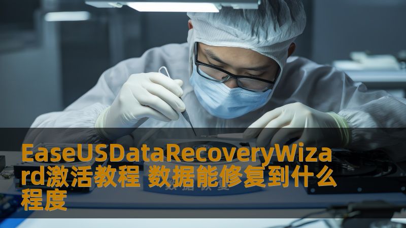 EaseUSDataRecoveryWizard激活教程 数据能修复到什么程度