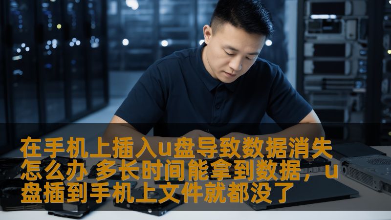 在手机上插入u盘导致数据消失怎么办 多长时间能拿到数据，u盘插到手机上文件就都没了