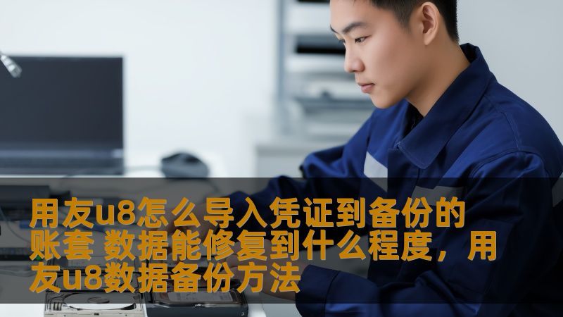 用友u8怎么导入凭证到备份的账套 数据能修复到什么程度，用友u8数据备份方法