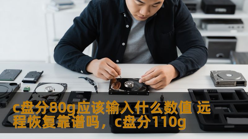 c盘分80g应该输入什么数值 远程恢复靠谱吗,c盘分110g c盘分80g应该输入什么数值 远程恢复靠谱吗,c盘分110g