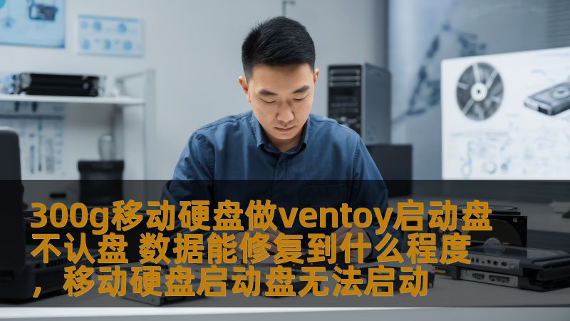 300g移动硬盘做ventoy启动盘不认盘 数据能修复到什么程度,移动硬盘启动盘无法启动 300g移动硬盘做ventoy启动盘不认盘 数据能修复到什么程度,移动硬盘启动盘无法启动