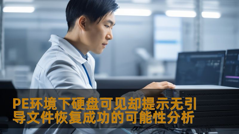PE环境下硬盘可见却提示无引导文件恢复成功的可能性分析