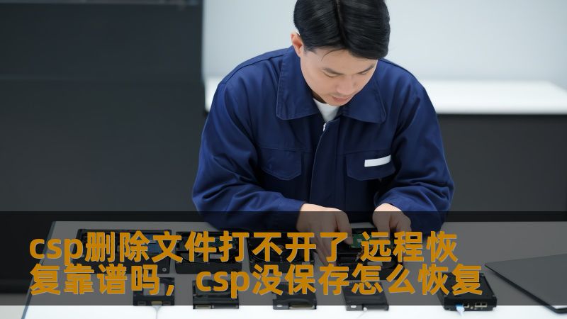 csp删除文件打不开了 远程恢复靠谱吗,csp没保存怎么恢复 csp删除文件打不开了 远程恢复靠谱吗,csp没保存怎么恢复