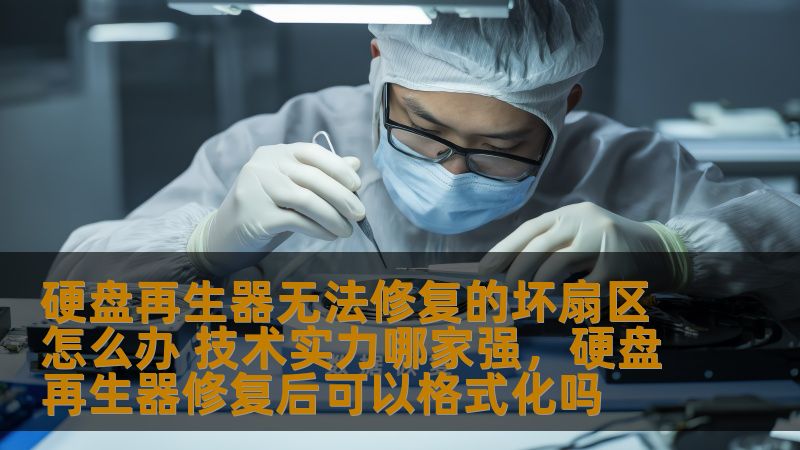 硬盘再生器无法修复的坏扇区怎么办 技术实力哪家强，硬盘再生器修复后可以格式化吗