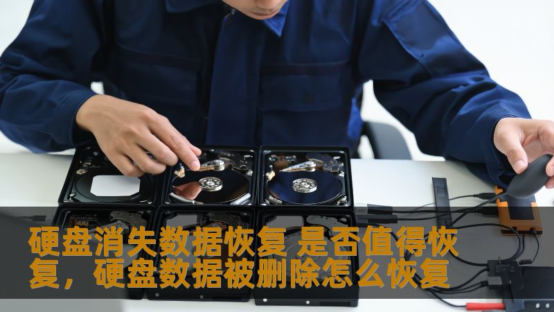 硬盘消失数据恢复 是否值得恢复，硬盘数据被删除怎么恢复