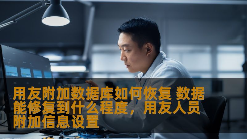用友附加数据库如何恢复 数据能修复到什么程度，用友人员附加信息设置