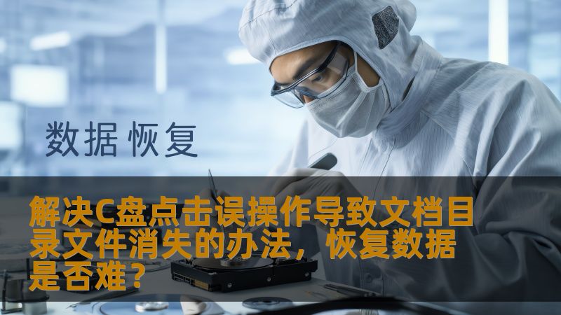 解决C盘点击误操作导致文档目录文件消失的办法，恢复数据是否难？