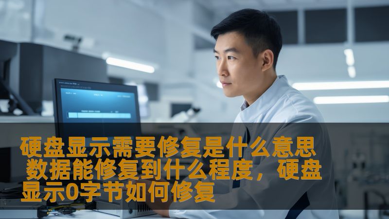 硬盘显示需要修复是什么意思 数据能修复到什么程度，硬盘显示0字节如何修复