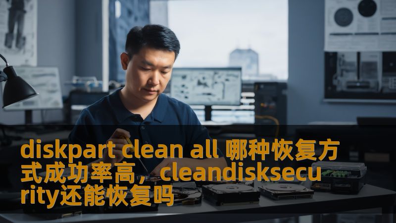 diskpart clean all 哪种恢复方式成功率高，cleandisksecurity还能恢复吗
