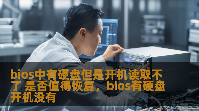 bios中有硬盘但是开机读取不了 是否值得恢复，bios有硬盘开机没有