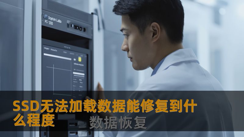 SSD无法加载数据能修复到什么程度