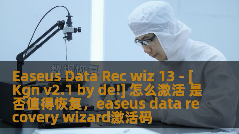Easeus Data Rec wiz 13 - [Kgn v2.1 by de!] 怎么激活 是否值得恢复，easeus data recovery wizard激活码