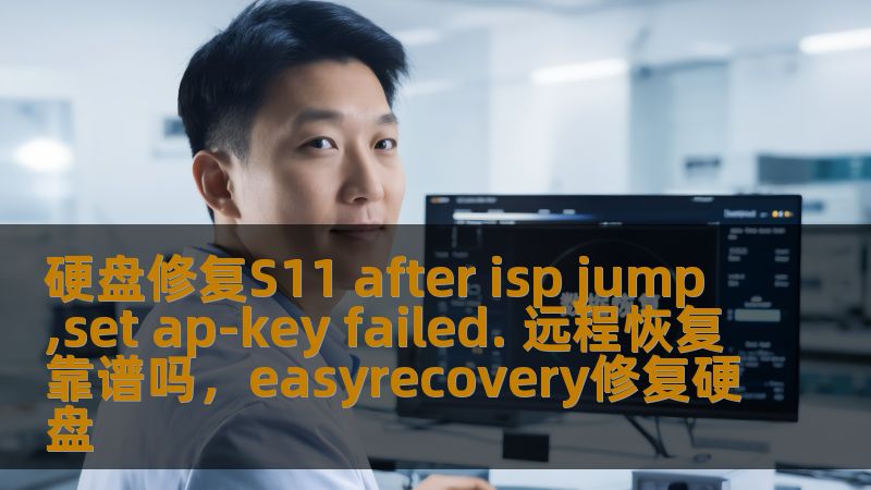 硬盘修复S11 after isp jump,set ap-key failed. 远程恢复靠谱吗，easyrecovery修复硬盘