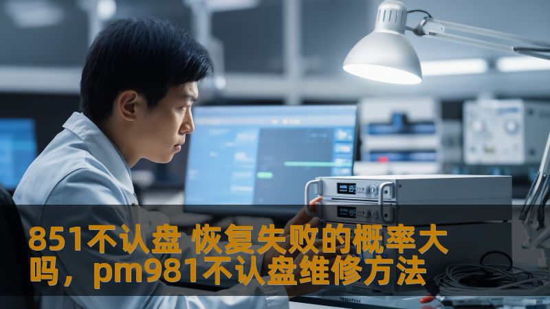 在面对硬盘故障时，“851不认盘”常常让人焦虑不已。许多人都想知道它是否意味着数据恢复的失败概率极大。本文将揭开这一现象背后的真相，为您提供科学有效的解决方案。