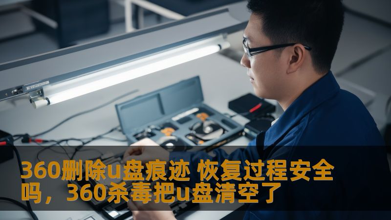 360删除U盘痕迹能够彻底清除U盘上的使用记录，保障隐私安全。但是，删除后能否安全恢复数据？本文为您解答删除U盘痕迹与恢复数据的相关疑问。