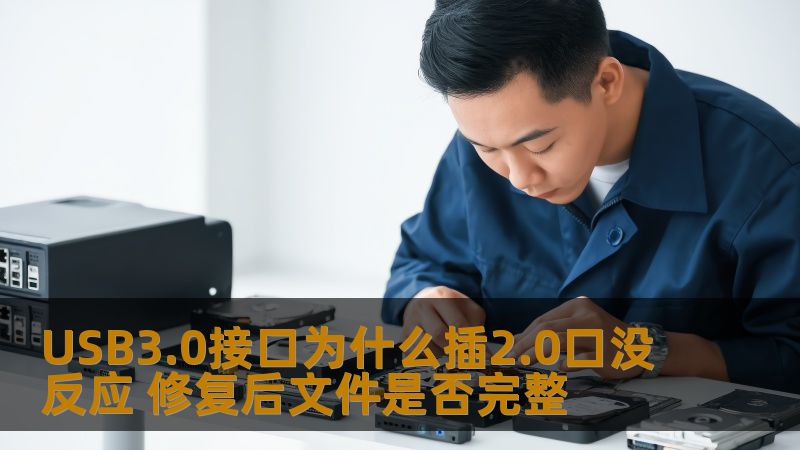 了解USB3.0接口插入2.0口无反应的原因及修复方法，分析修复后文件的完整性，助您快速解决问题。