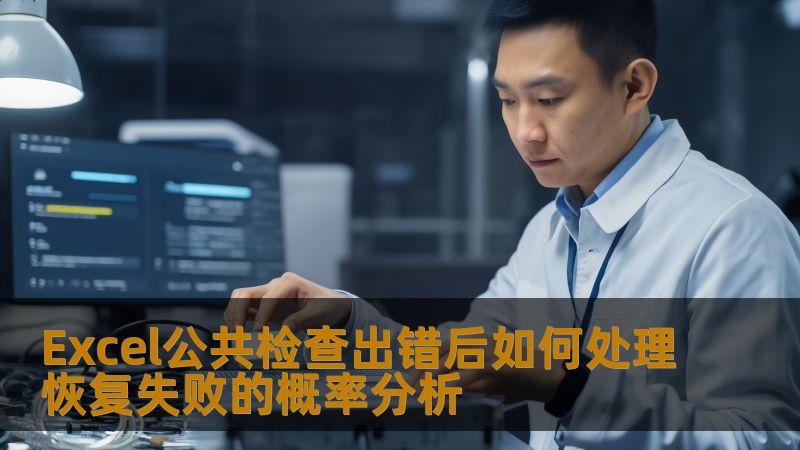 了解Excel公共检查出错后如何处理，分析恢复失败的概率，掌握有效的数据恢复方法。
