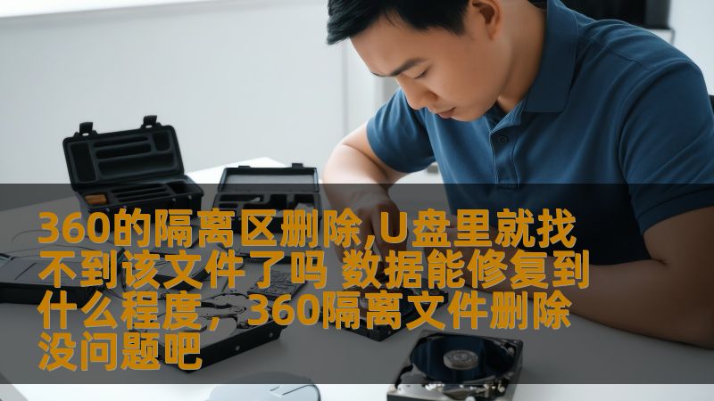 了解360隔离区的删除机制，探讨在U盘数据丢失的情况下，数据恢复技术能修复到什么程度，带你走出数据丢失的困境。