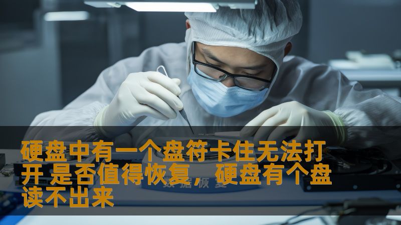 硬盘中有一个盘符卡住无法打开 是否值得恢复，硬盘有个盘读不出来